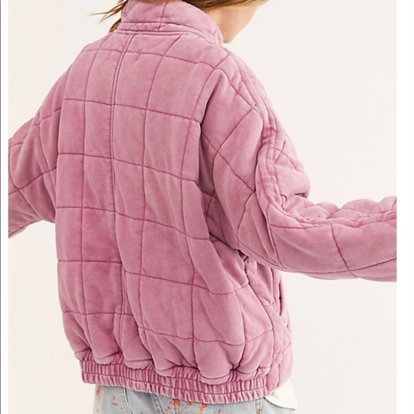 Free People Dolman Quilted Knit Jacket - Picture 2 of 2